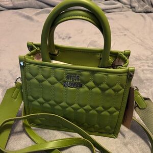 NWT Steve Madden Going Green Quilted BNIKO Crossbody Bag; 2 Detachable Straps